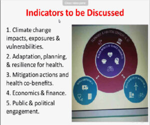 Read more about the article Hold a scientific lecture on Indicators for the Assessment of Climate Change Impact on Public Health