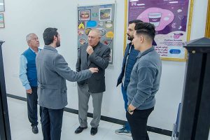 Read more about the article The Dean of Al-Manara College toured the halls, laboratories and clinics in the Department of Dentistry
