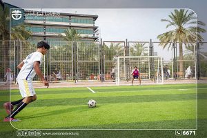 Read more about the article The Department of Analytics and Pharmacy decide two matches today within the Al-Manara Football Championship