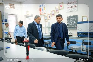 Read more about the article A visit to the ministerial committee charged with following up on the new departments at Al-Manara College