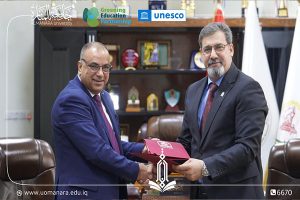 Read more about the article Al-Manara University signs a twinning and joint cooperation agreement with the University of Karbala